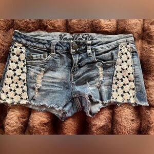 Vanilla Star Denim Short Shorts - Size 5 or 28